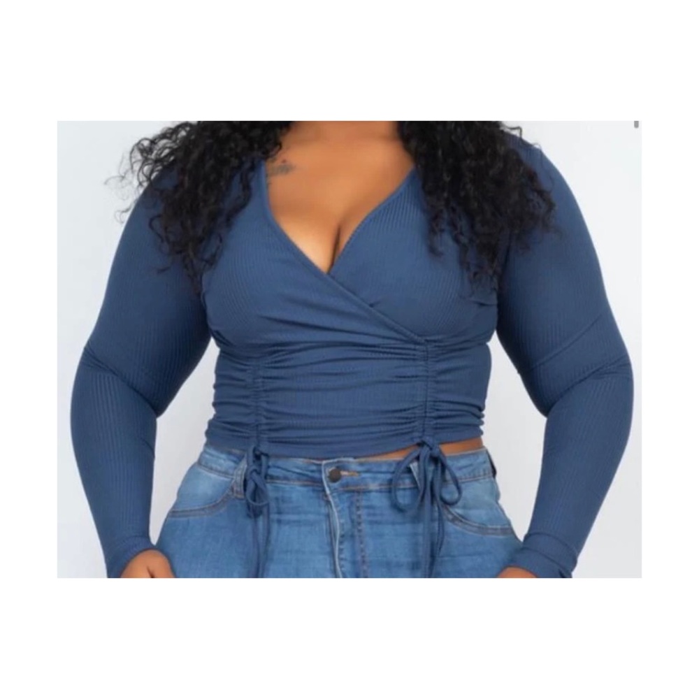 Ruched Crop Top